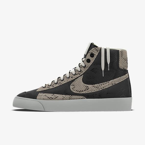 Nike blazer mid black mens on sale